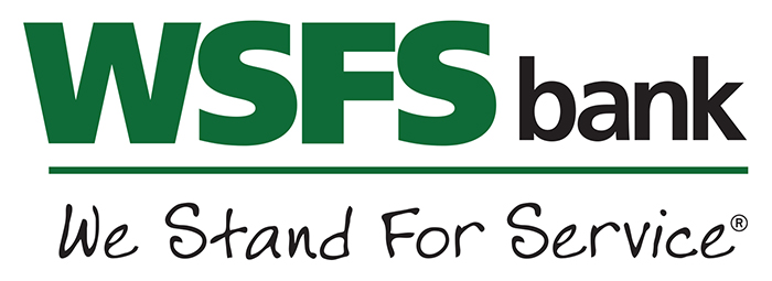 WSFS Bank logo that says We Stand for Service