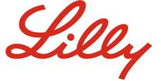 Lilly Oncology Logo in red cursive letters