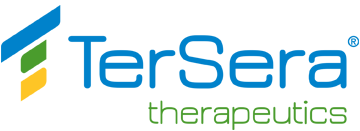 TerSera Therapeutics Log in blue and green letters