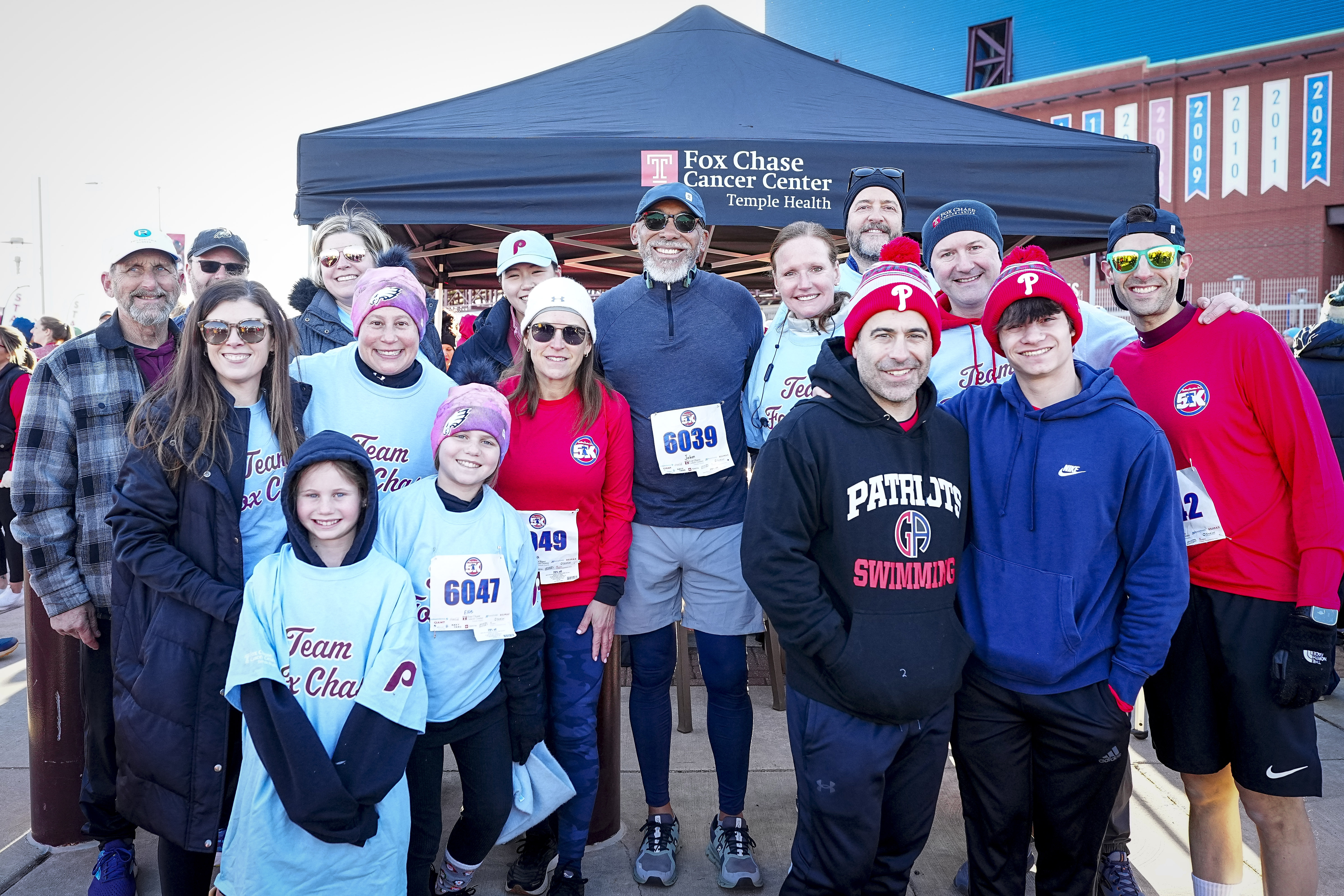 Fox Chase's team for the Phillies Charities 5K