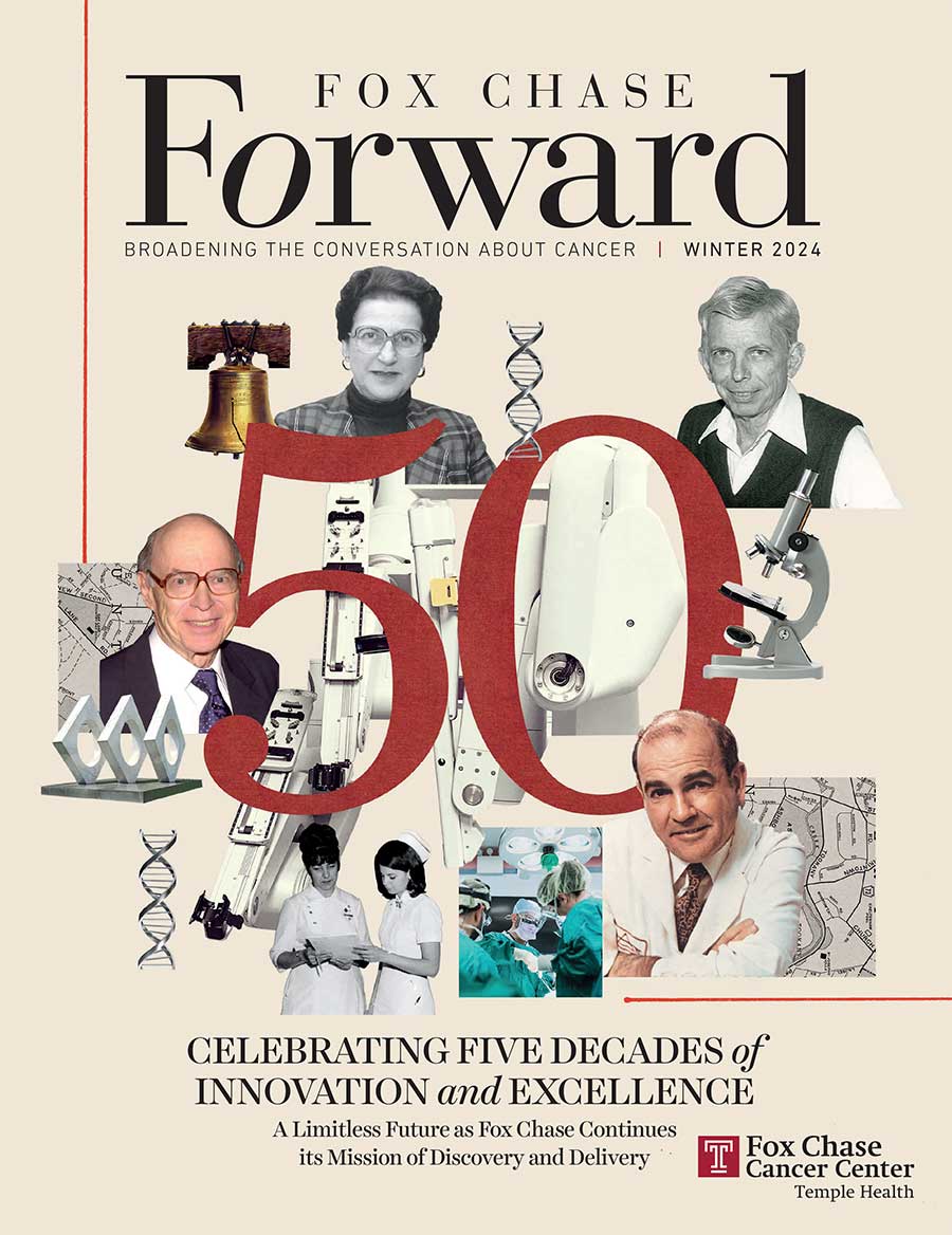 Fox Chase Forward 50th Anniversary Magazine Cover
