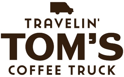 Travelin' Tom's Coffee Truck Logo