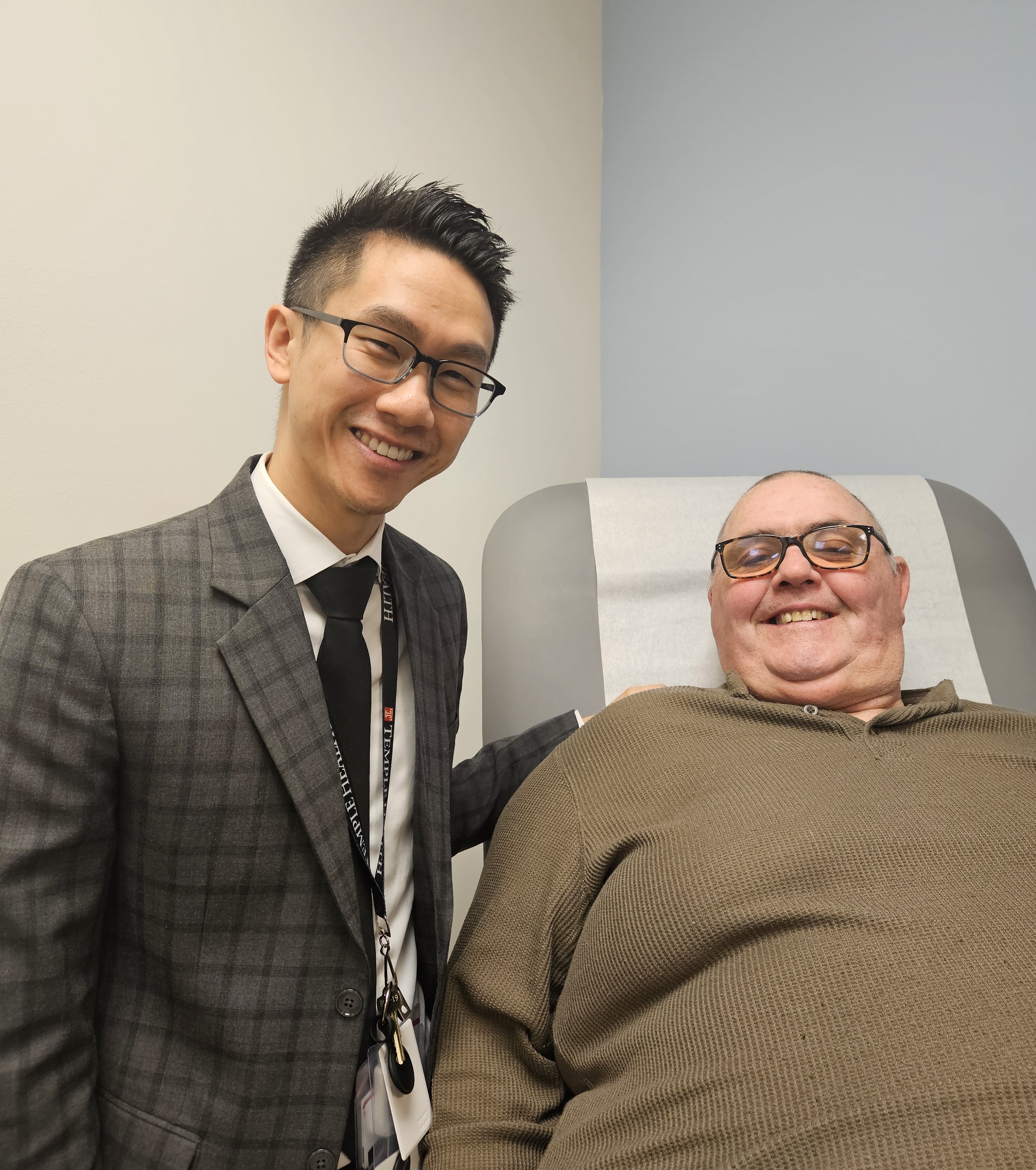 Vreeland Wood with Dr. Randall Lee.
