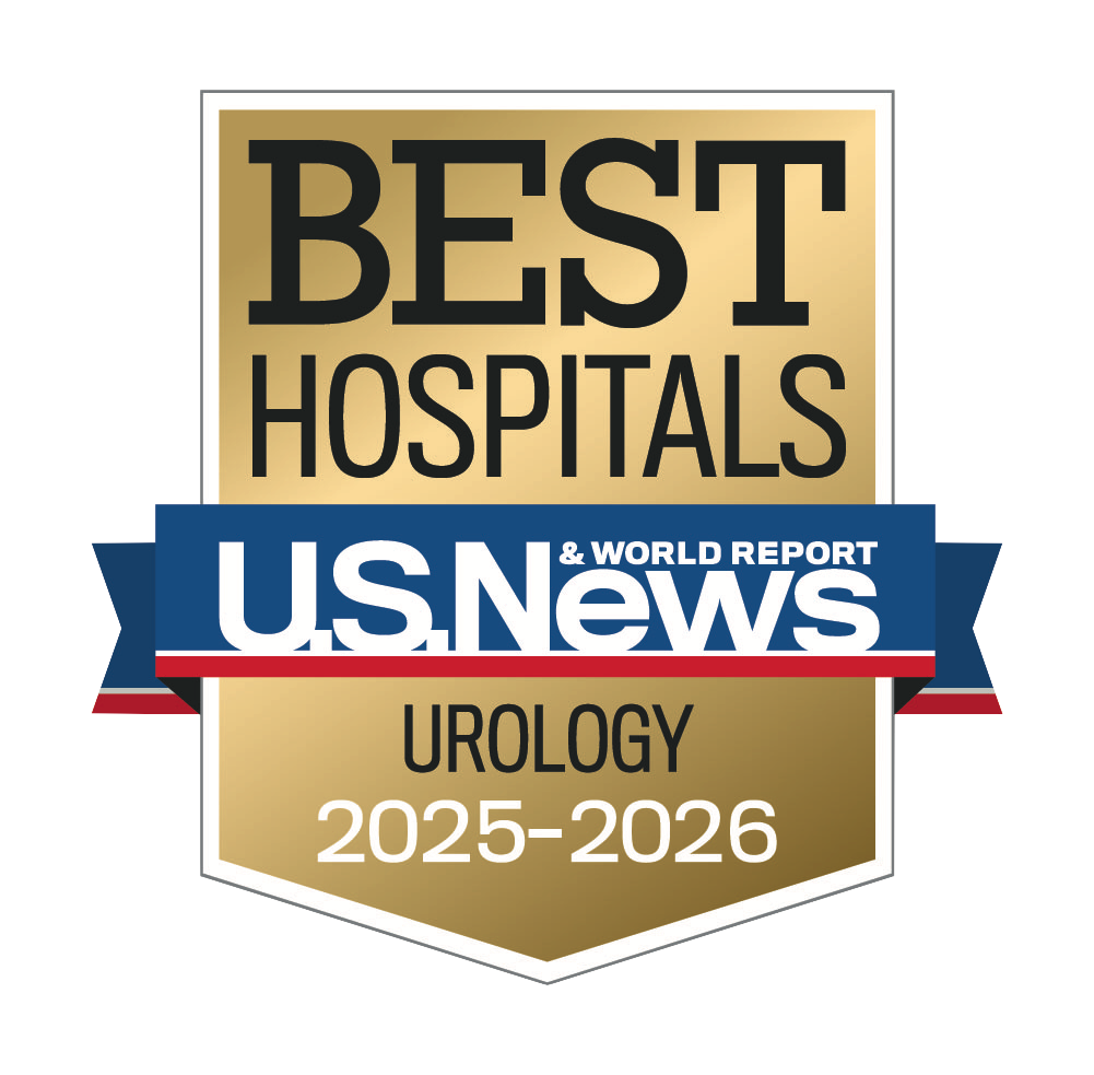 US News Best Hospitals Award for Urology Care 2025-2026