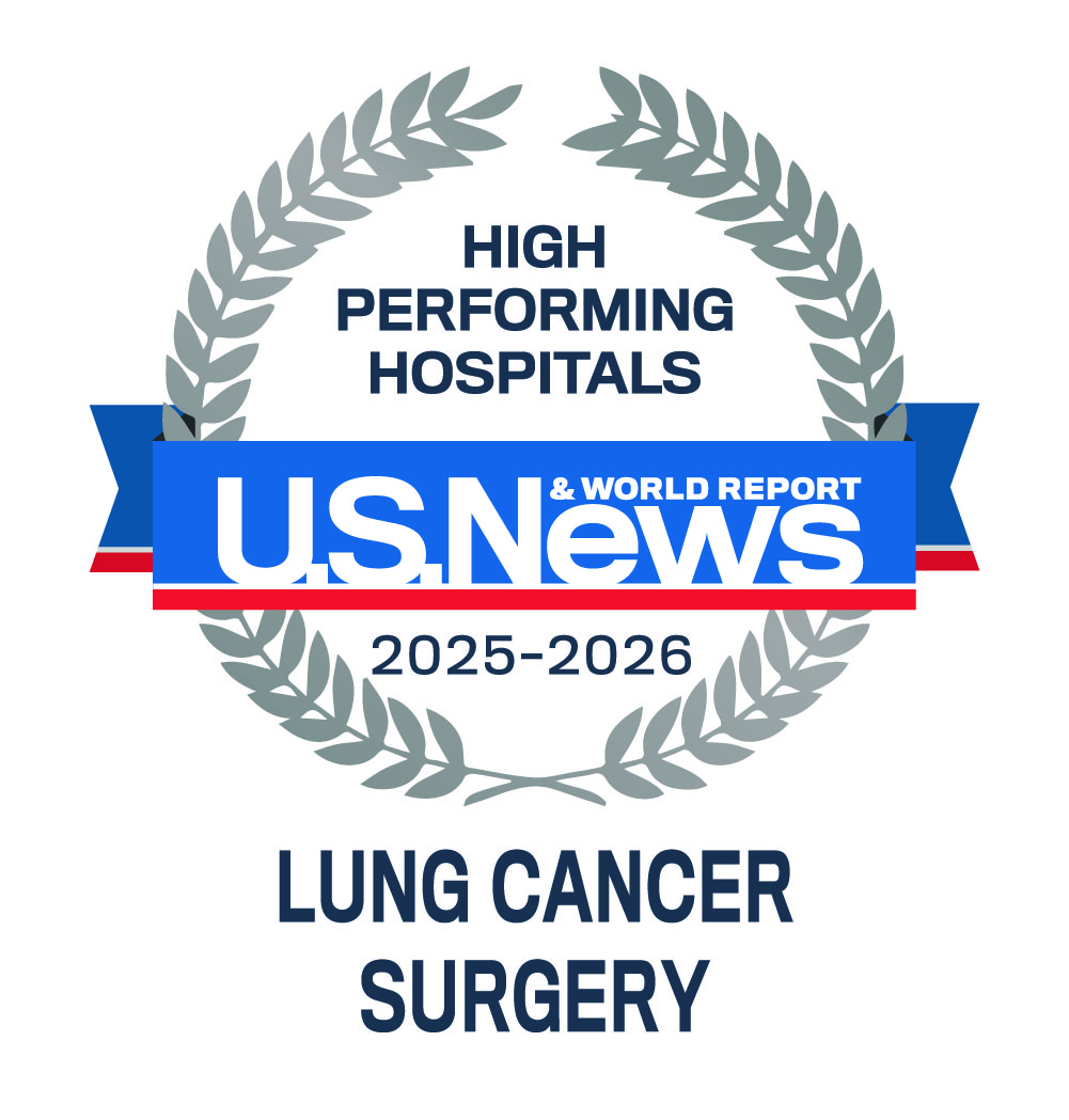 Award given to High-Performing Hospitals in Lung Cancer Surgery 2025-2026