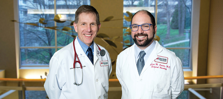 Fox Chase Cancer Center's Drs. Anthony Olszanski and Jeffrey Farma