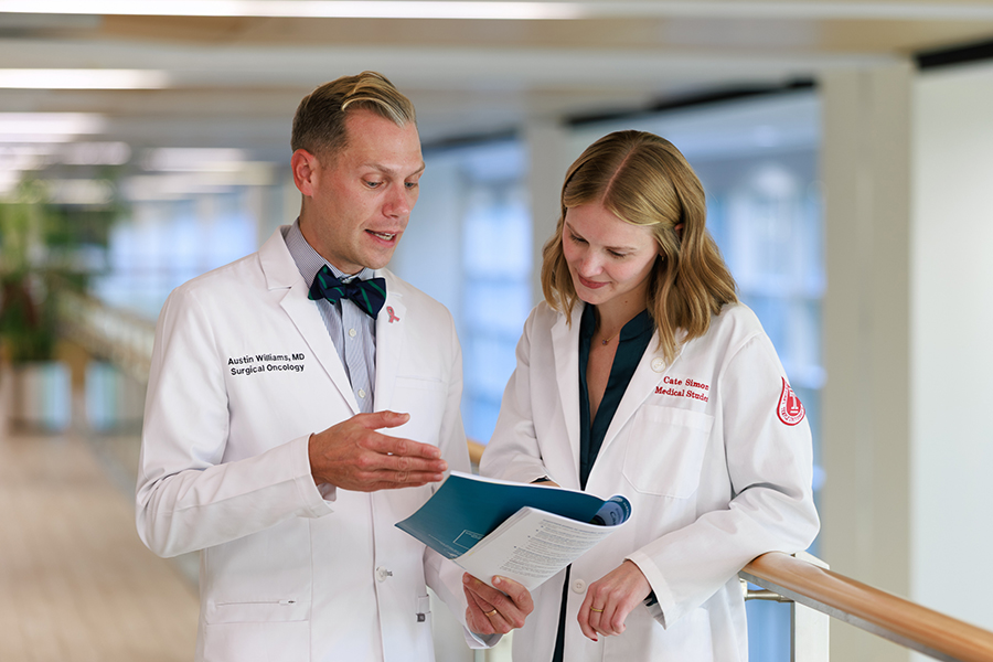 Dr. Austin Williams is passionate about guiding the next generation of doctors through mentorship.