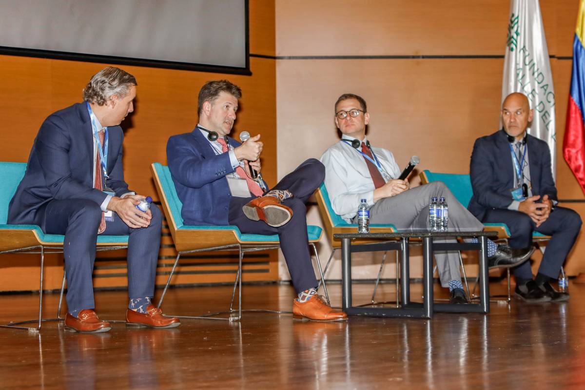 From left: Andres Correa, Alexander Kutikov, Daniel Geynisman, Robert Uzzo.