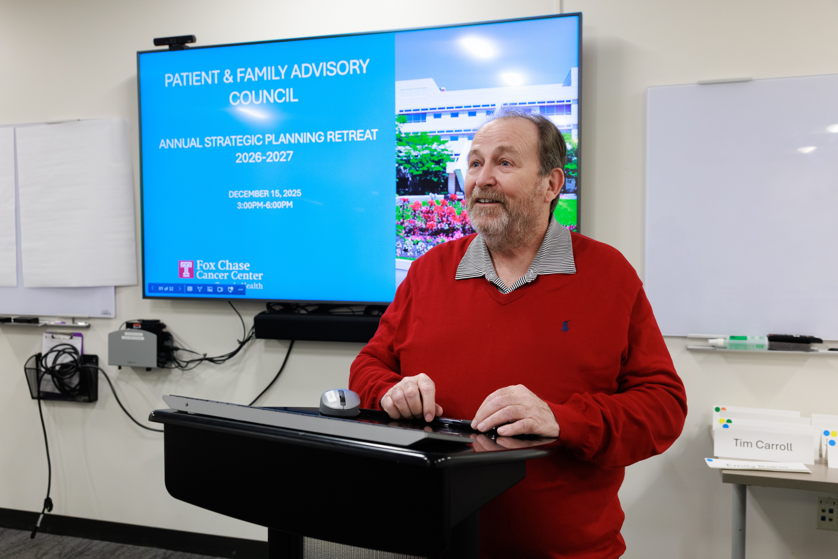 Ray Cormier understands goals of care from both a patient and a caregiver perspective, emphasizing that the emotional connection with clinicians is important in illuminating what matters most to families going through cancer.