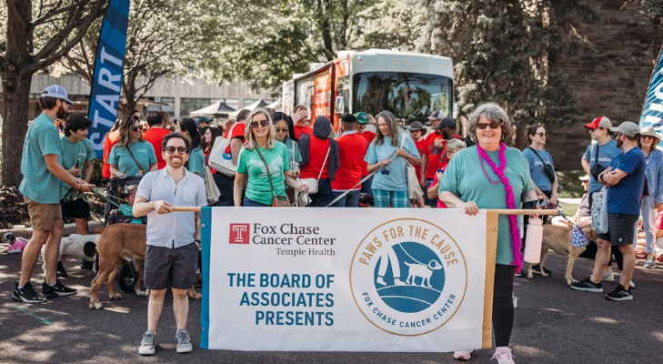 Group picture from Paws for the Cause event