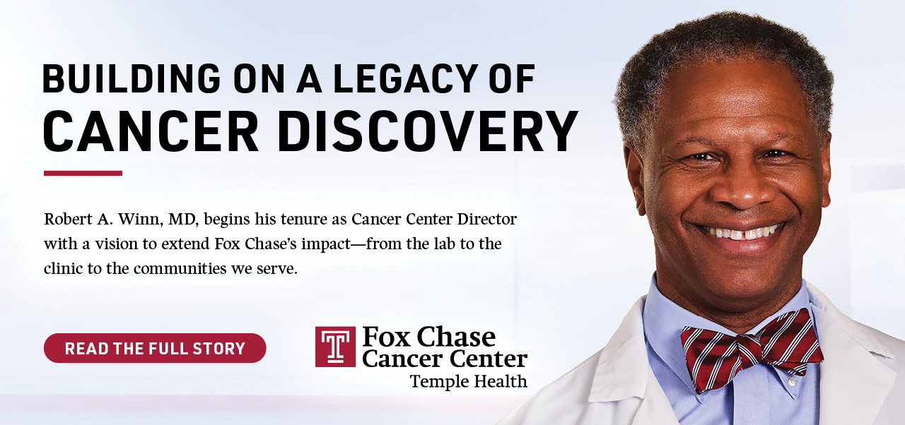 Dr. Winn, Building on a Legacy of Cancer Discovery