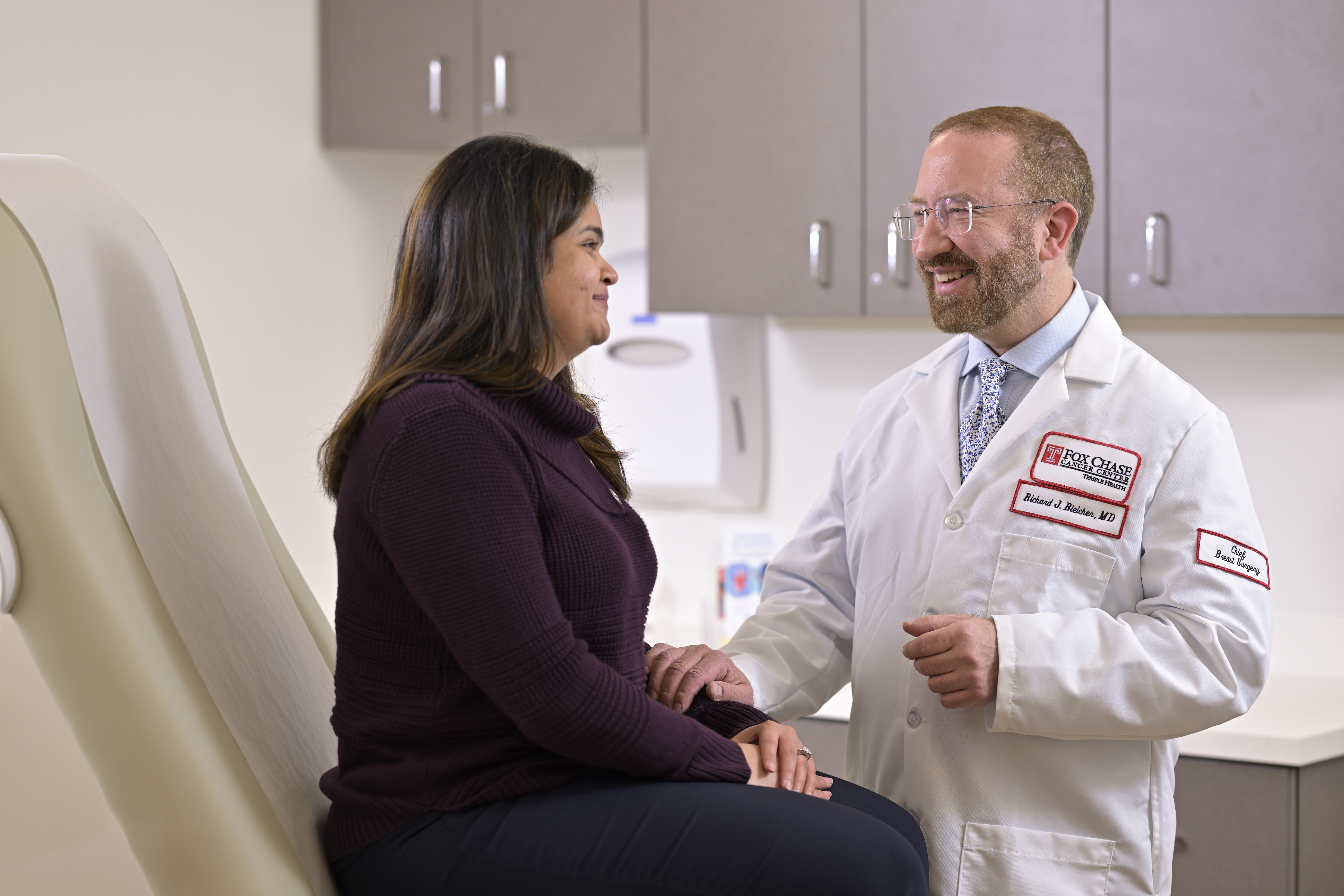 Bleicher and a patient