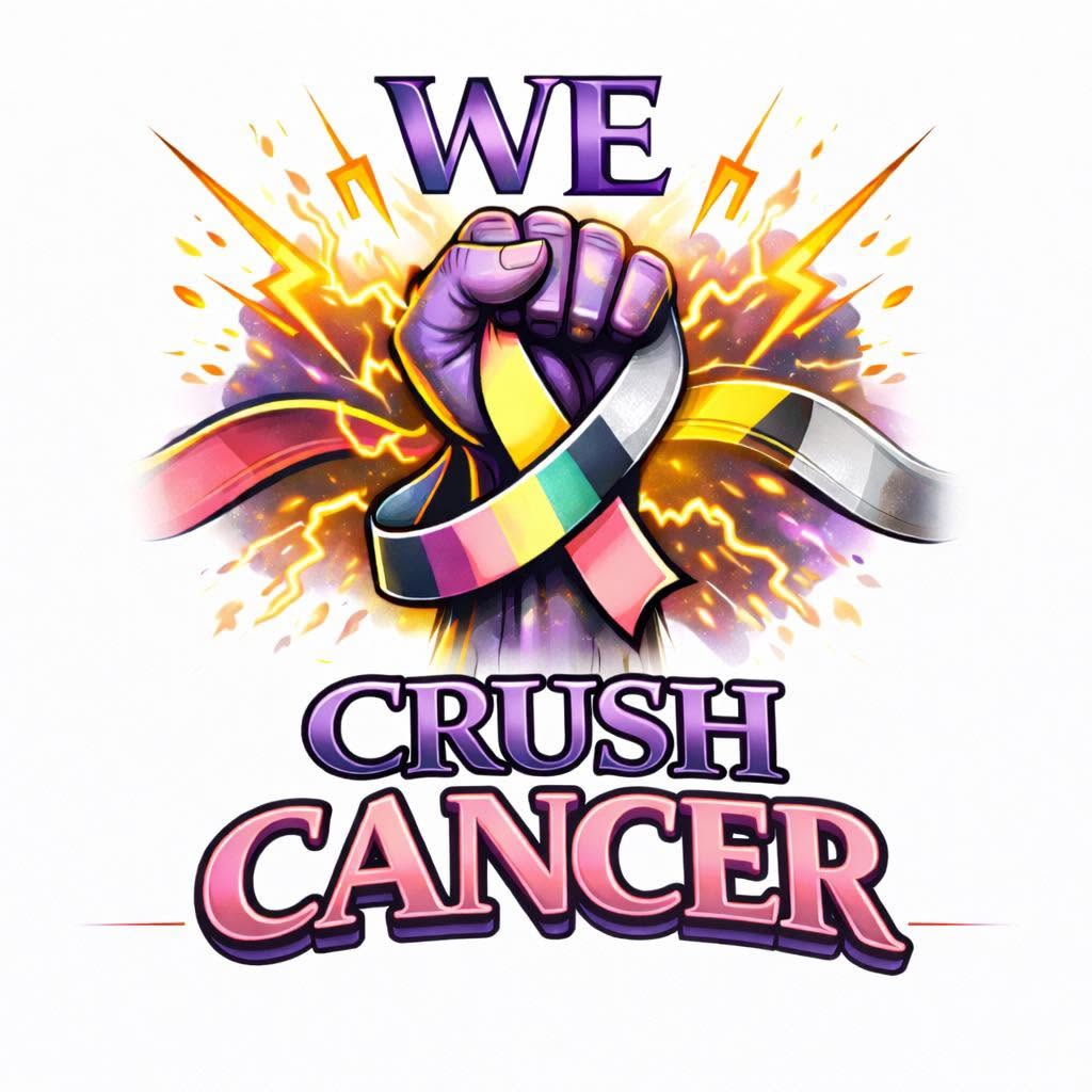 We crush cancer logo