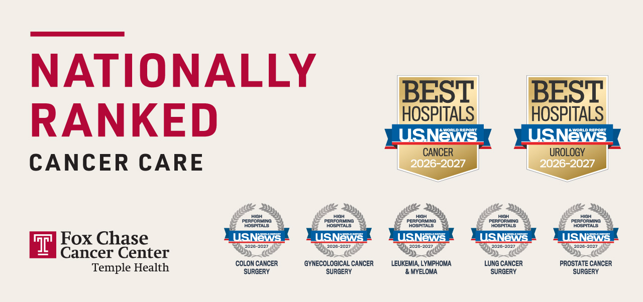 Fox Chase Cancer Center U.S. News & World Report Best Hospitals for cancer care, 2026–2027
