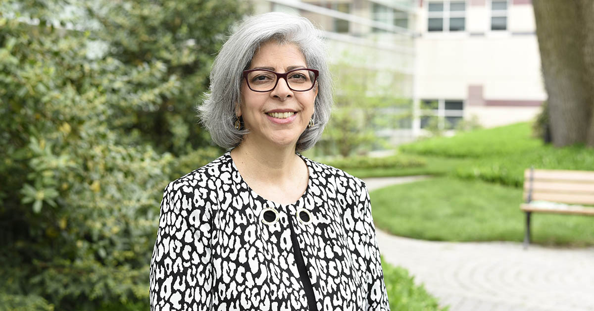 Evelyn González, senior director of Fox Chase's Office of Community Outreach and Engagement, is a co-leader of the framework development