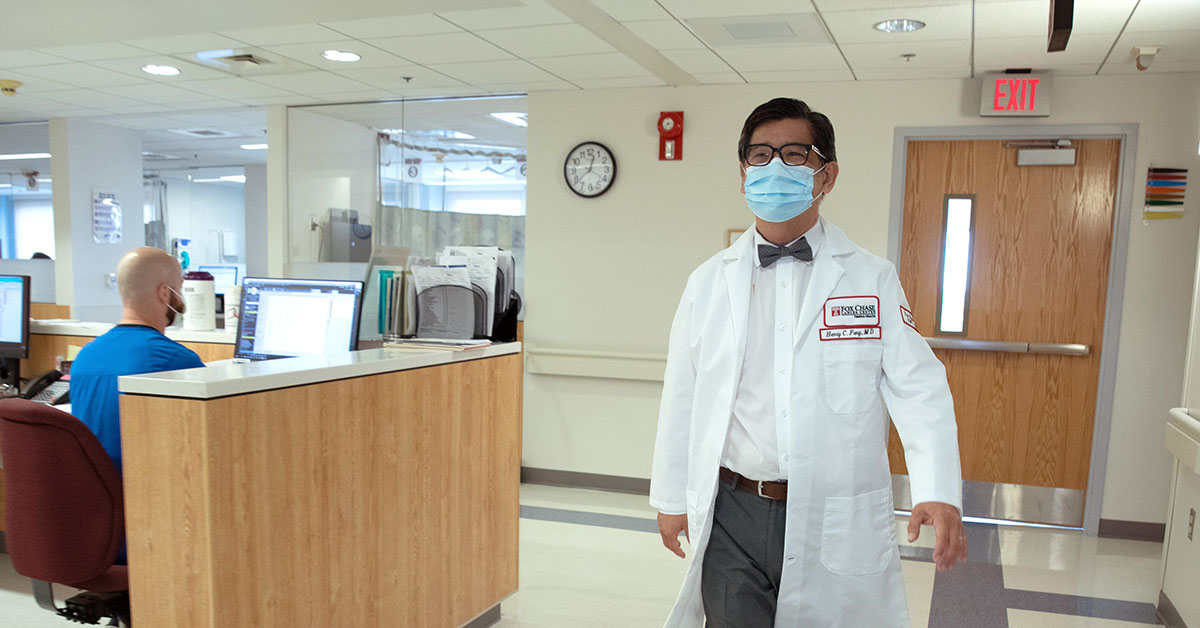 Dr. Henry Fung, chair of the Department of Bone Marrow Transplant and Cellular Therapies at Fox Chase