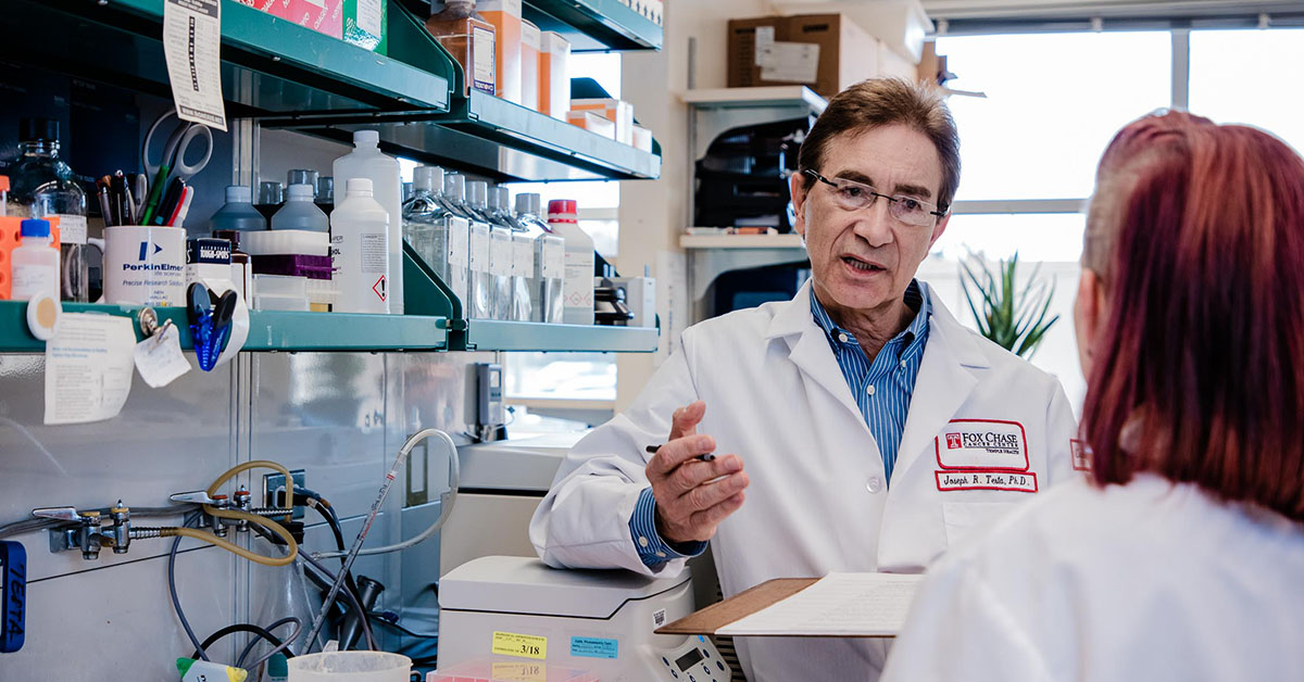 Joseph R. Testa, PhD, FACMG, professor and co-leader of the Cancer Biology program