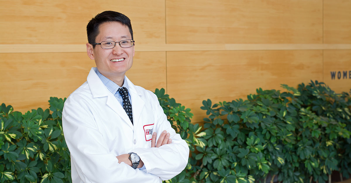 Jeffrey Liu, MD, FACS, surgeon in the Division of Head and Neck Surgery and an associate professor in the Department of Surgical Oncology.