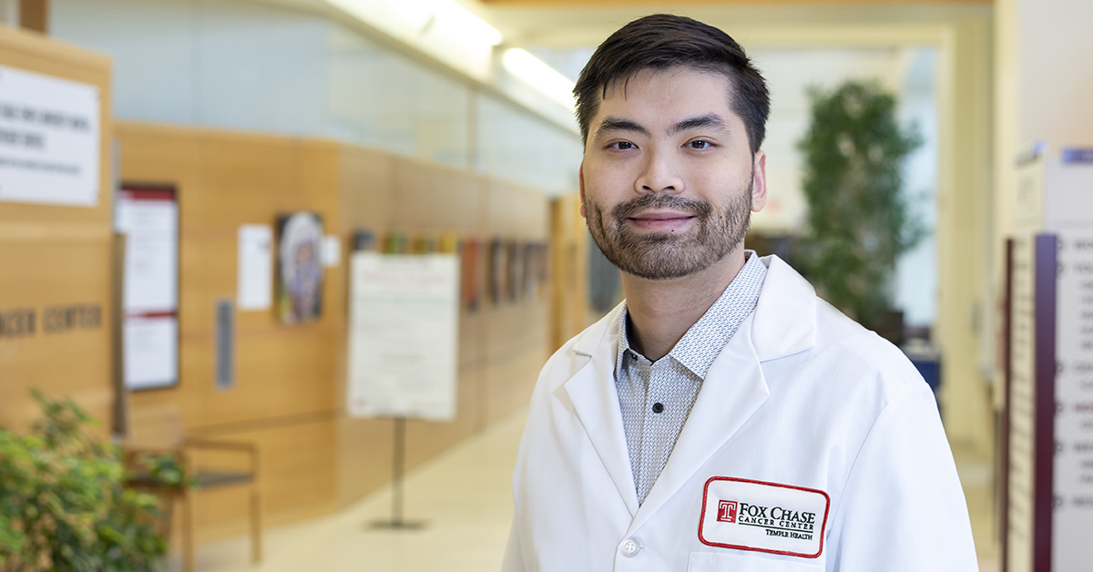 Billy Truong, a doctoral candidate at Fox Chase Cancer Center