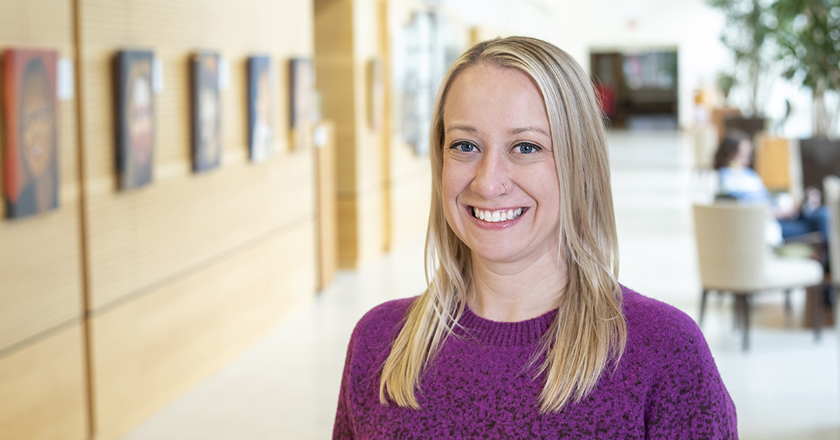 Dr. Amy M. Whitaker joins the Molecular Therapeutics research program and the Cancer Epigenetics Institute as an assistant professor
