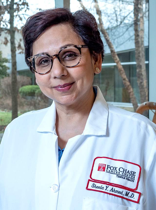 Fox Chase pulmonologist Sheela Ahmed, MD