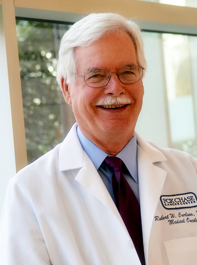 Robert W. Carlson, MD, chief executive officer of the NCCN and an attending physician at Fox Chase.