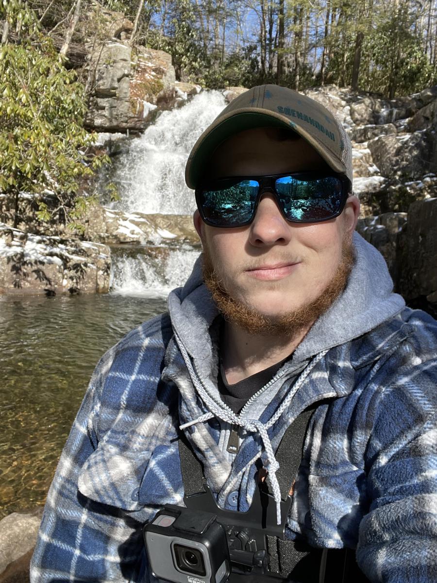 Chase at Hickory Run State Park in White Haven, Pennsylvania. 