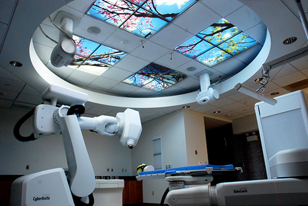 The CyberKnife at the Fox Chase Buckingham facility.