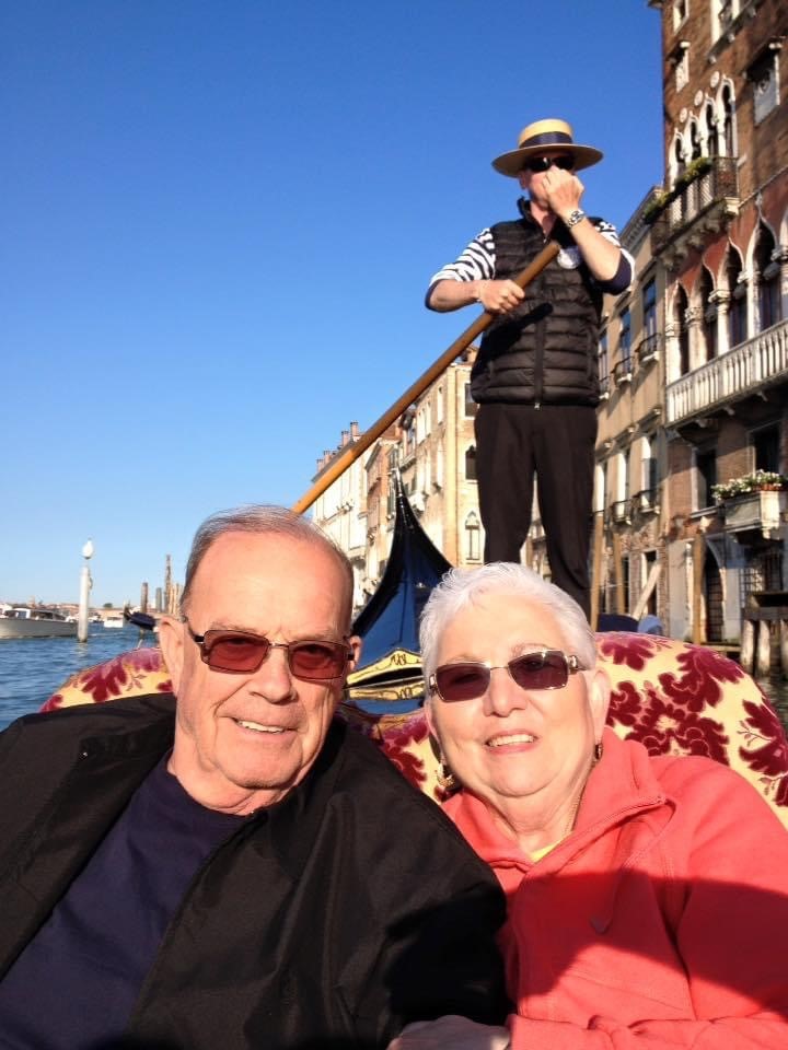 Francis and his wife Maria in Italy.