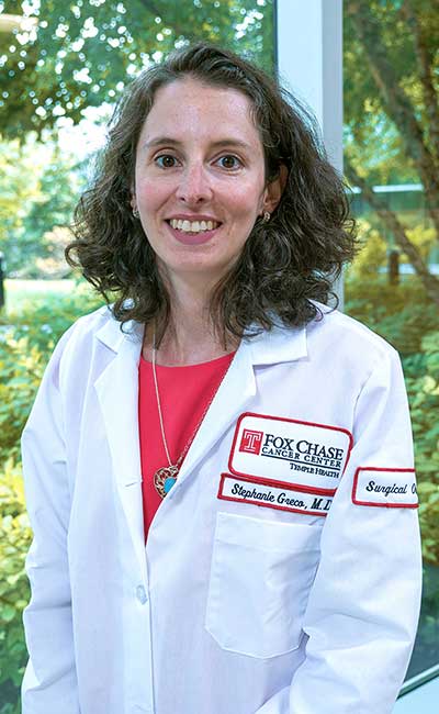 Dr. Greco will join the Department of Surgical Oncology on September 3, focusing on melanoma, sarcoma, and GI.