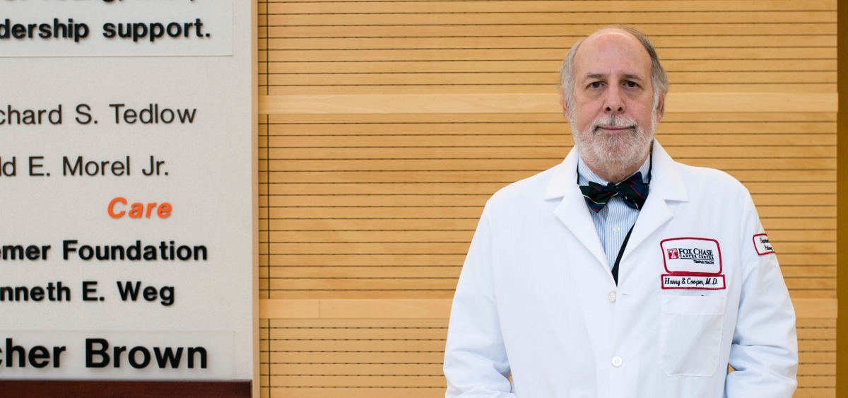 Harry Cooper is a pathologist in Fox Chase's Pathology Department, one of the top programs in diagnosing and studying cancer.