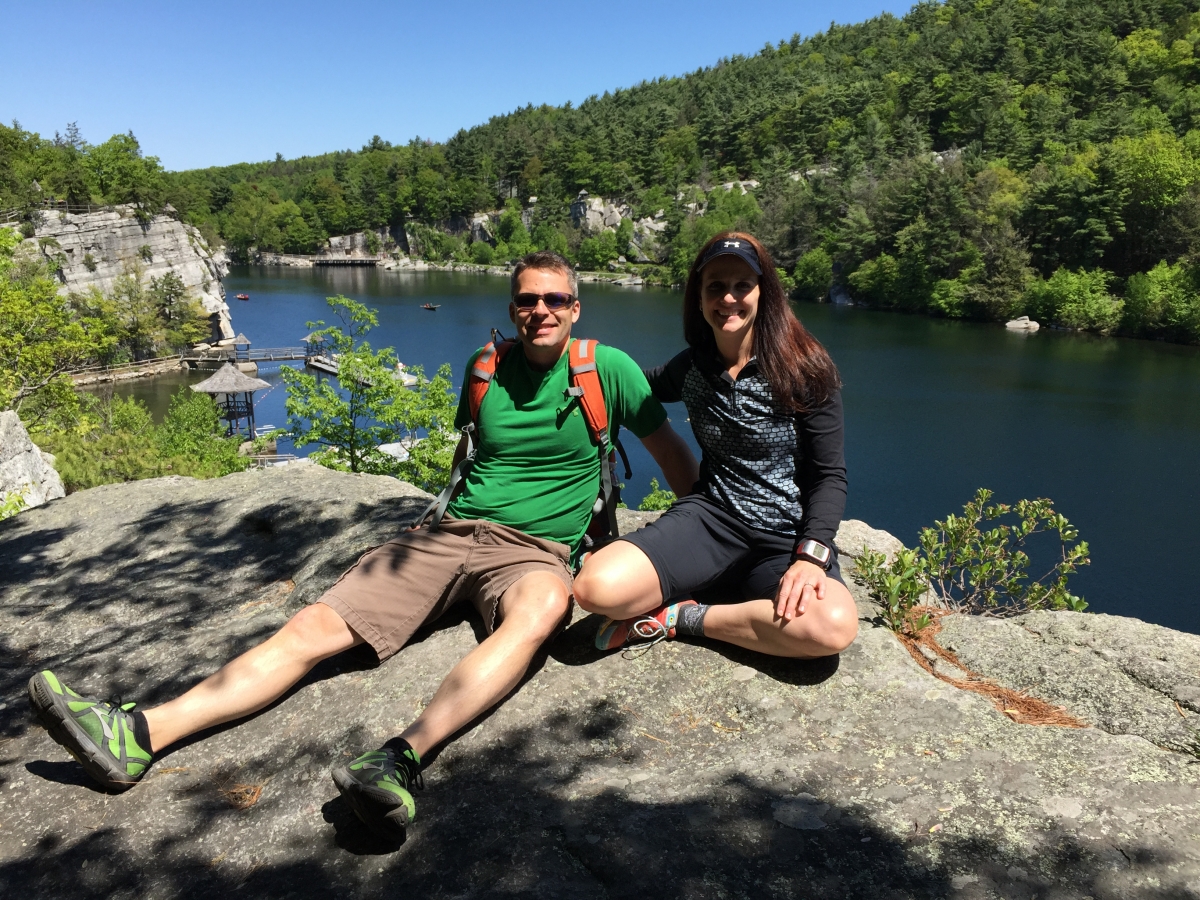 Heather and Mark enjoy the outdoors.