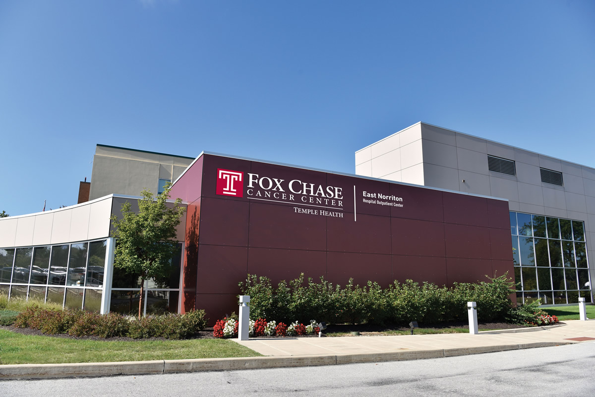 Artist Rendering. The center will open in 2018 and offer access to Fox Chase’s multidisciplinary care, plus radiation oncology with a linear accelerator and an infusion center.