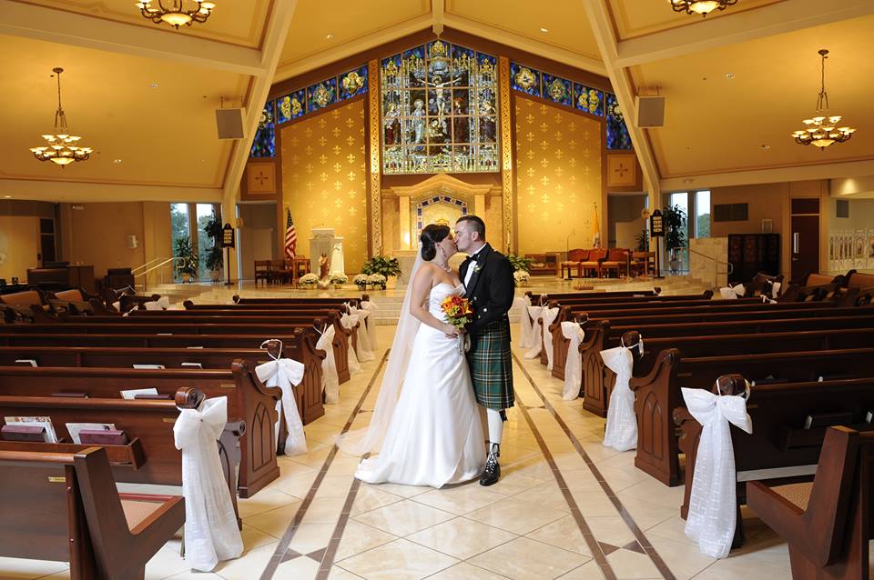 William and his bride Maureen at their 2013 wedding.