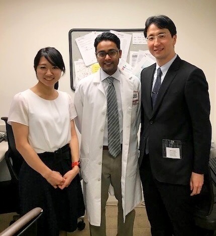 Dr. Reddy with visiting surgeon, Dr. Tomoki Makino and his wife, Dr. Saho Makino