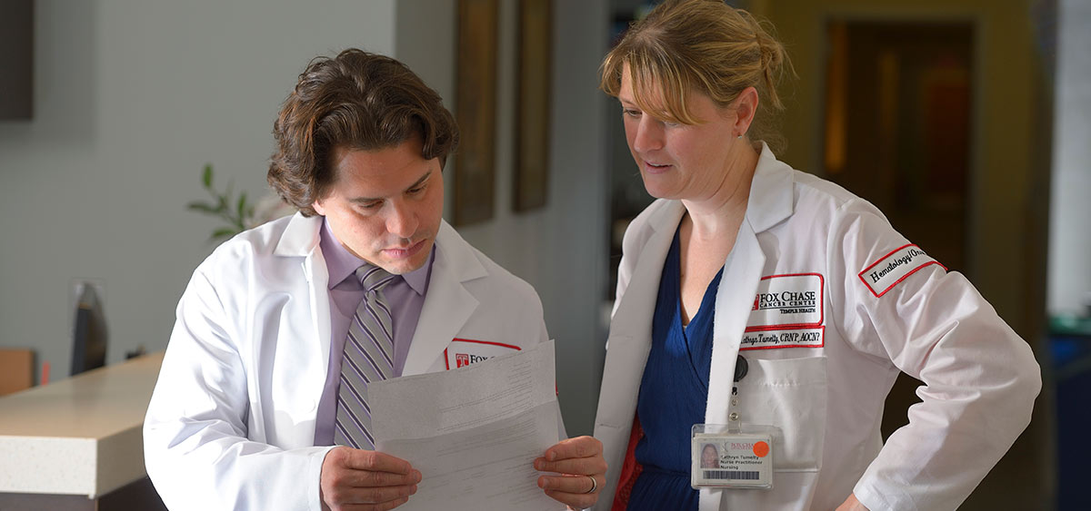 Matthew R. Zibelman, MD, and Kathryn Tumelty, CRNP, FNP-C, AOCNP