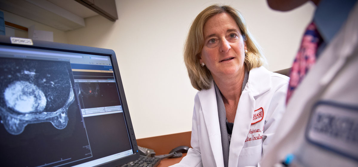 Director of Breast and Gynecologic Radiation Oncology, Penny Anderson and her team uses the most sophisticated technology for both external beam radiation therapy and brachytherapy to treat breast cancer. 