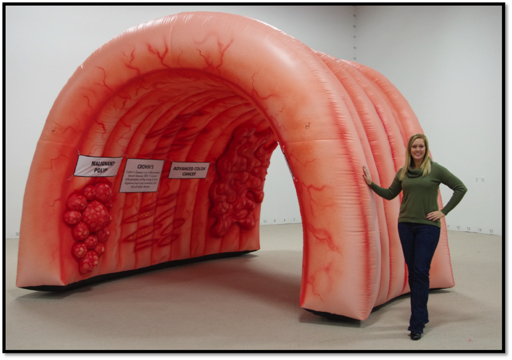 Yes, a giant colon.