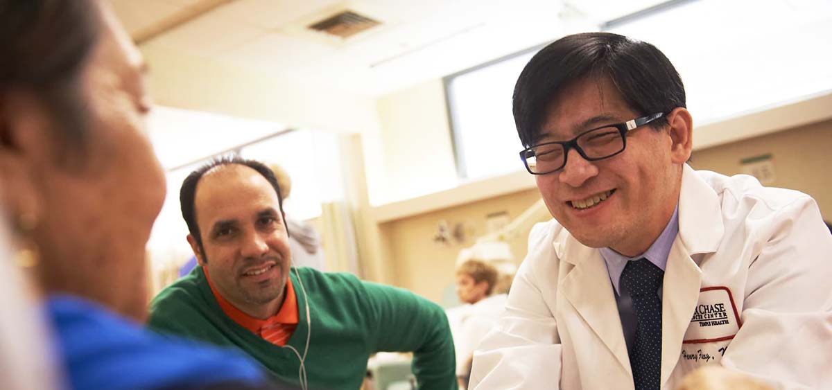 Dr. Henry Fung is the Chair of Fox Chase’s Department of Bone Marrow Transplant and Cellular Therapies and specializes in the treatment of patients with lymphoma and other blood cancers.