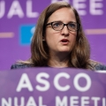 Betsy Plimack speaks at ASCO 