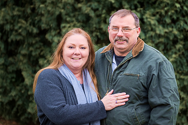 Arthur and his wife, Denise