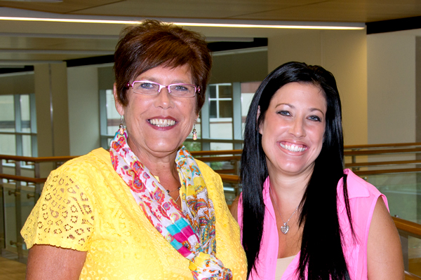 Patti and her mom, Deborah, who is always by her side. 