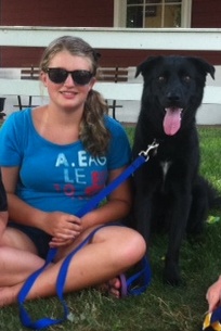 Skyler and her dog, Cooper