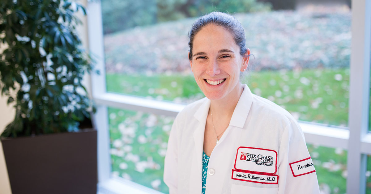 Dr. Jessica R. Bauman, chief of the Division of Head and Neck Medical Oncology, headed the study