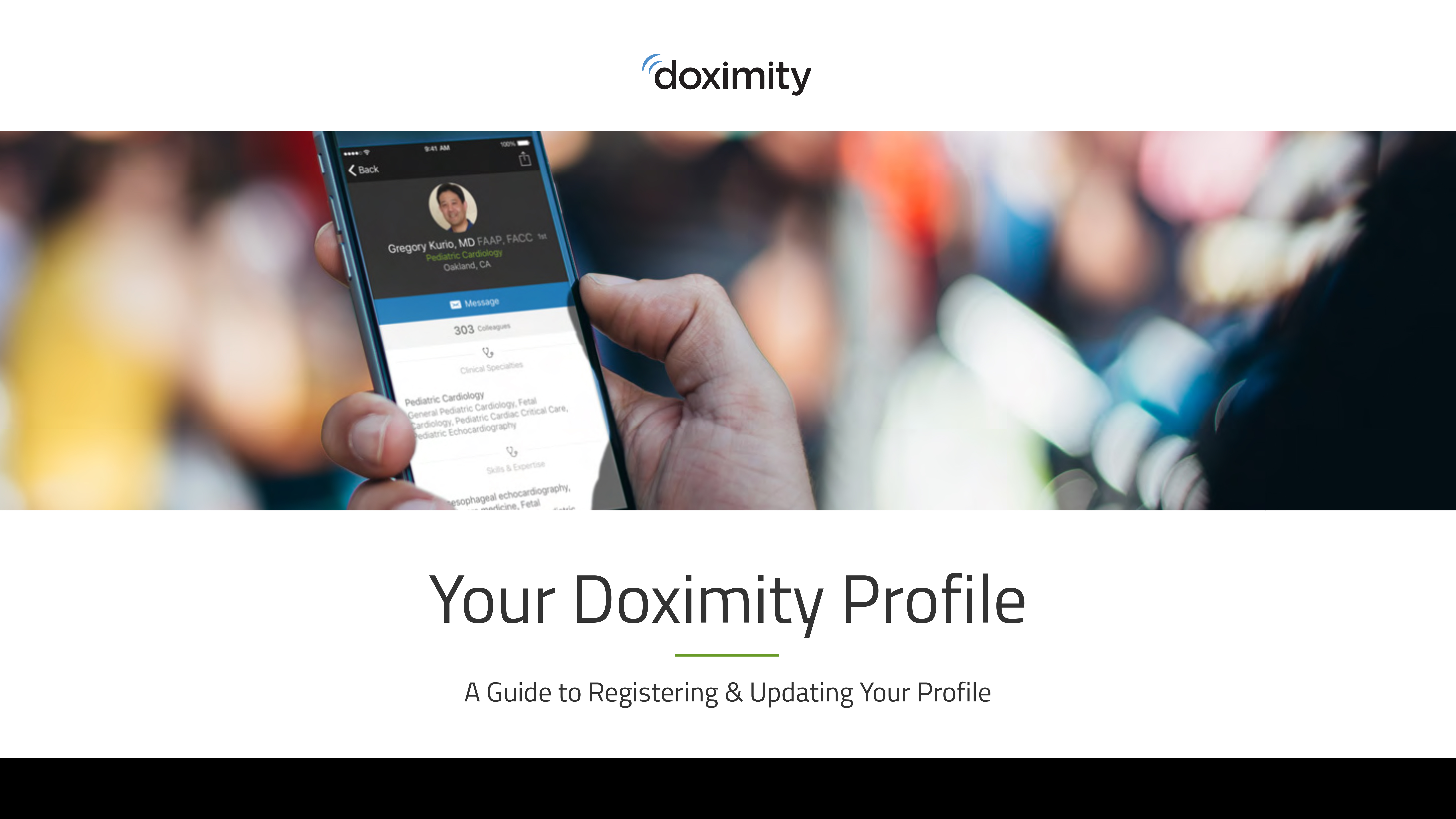 setup your doximity profile