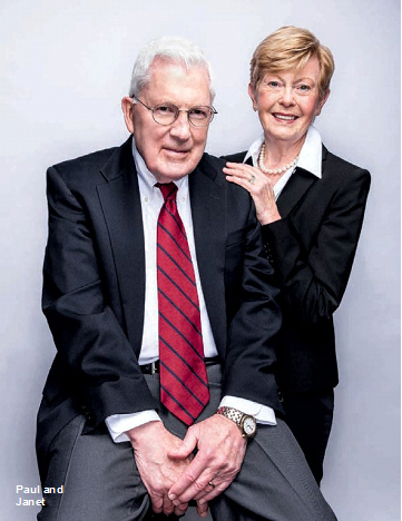 Dr. Engstrom and his wife Janet