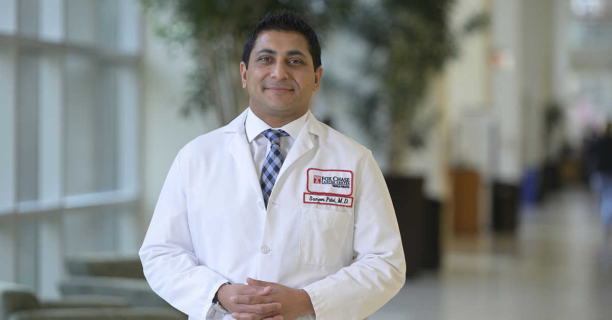 Dr. Patel, co-author of the textbook and chief of the Division of Plastic and Reconstructive Surgery at Fox Chase