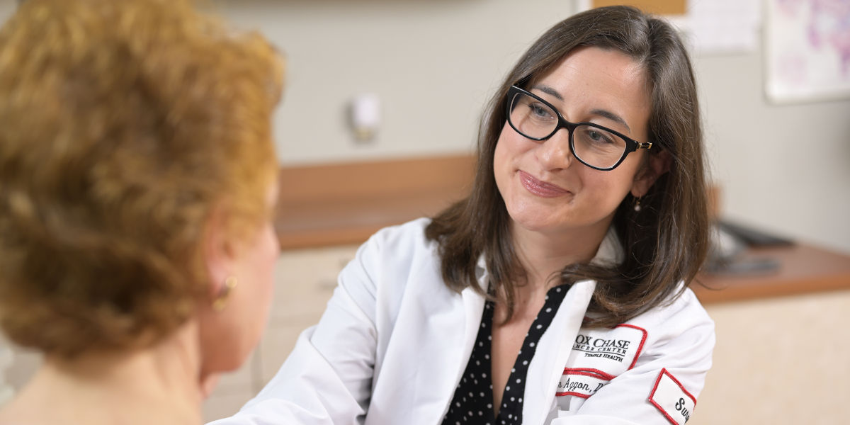 Allison A. Aggon, DO, FACOS works with Fox Chase's multidisciplinary team of breast cancer specialists to develop individualized treatment plans for each patient.