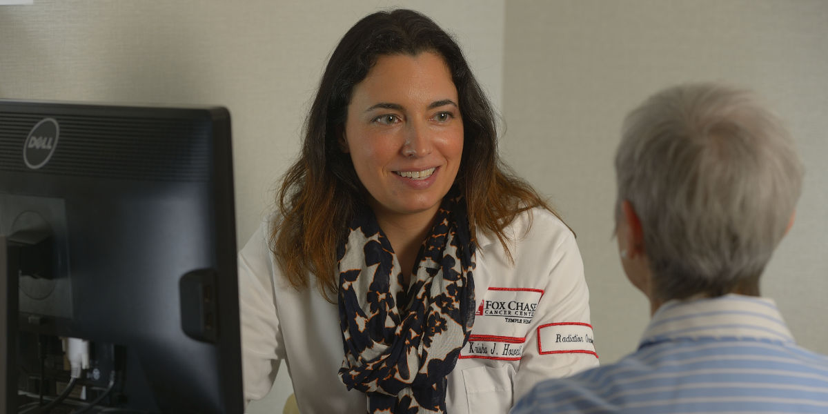 Krisha J. Howell, MD works with a multidisciplinary team of sarcoma specialists to develop individualized treatment plans for each sarcoma patient at Fox Chase.