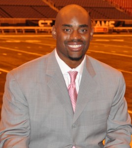 A portrait shot of Chris Draft, former NFL player and President and CEO of the Chris Draft Family Foundation.